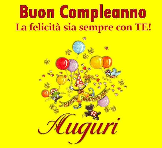 tanti auguri di buon compleanno